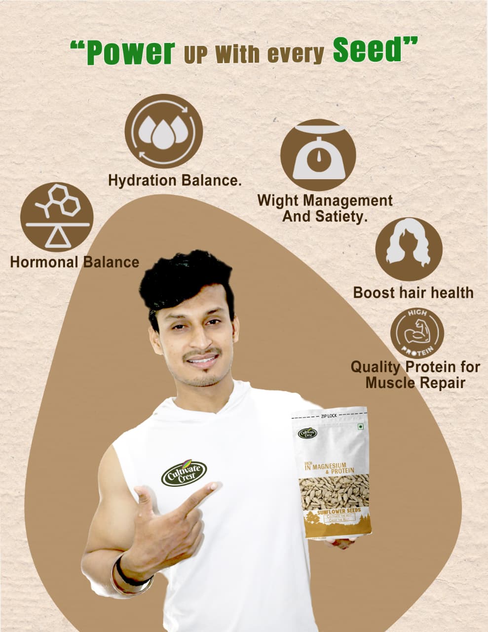 Raw Sunflower Seeds |200G/500G| Protein-Rich Snack for Immunity & Skin Health