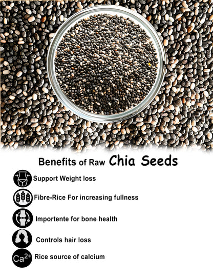 Raw Chia Seeds |200G/500G| Best for your healthy living