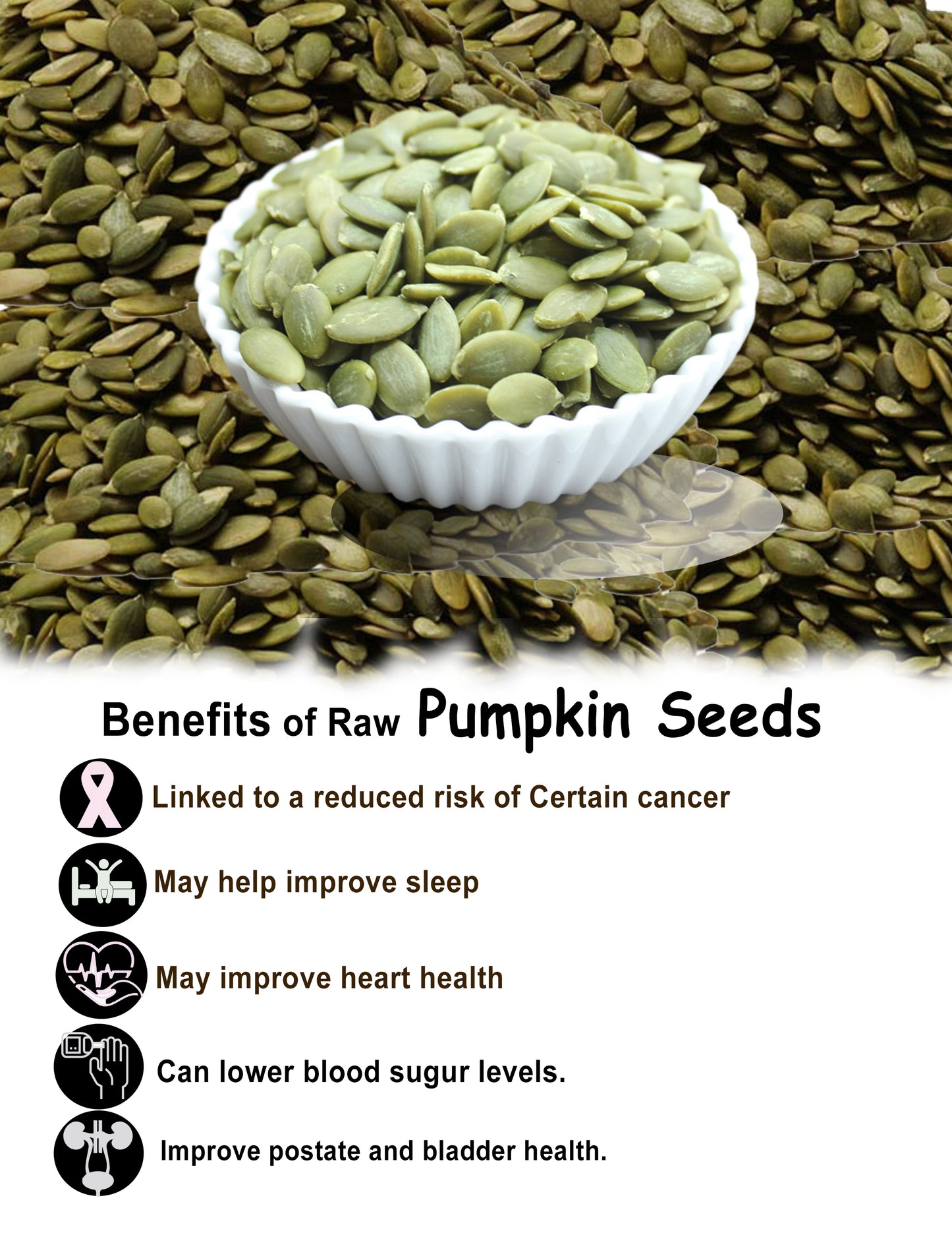 Raw Pumpkin Seeds |200G/500G| Best for your healthy living