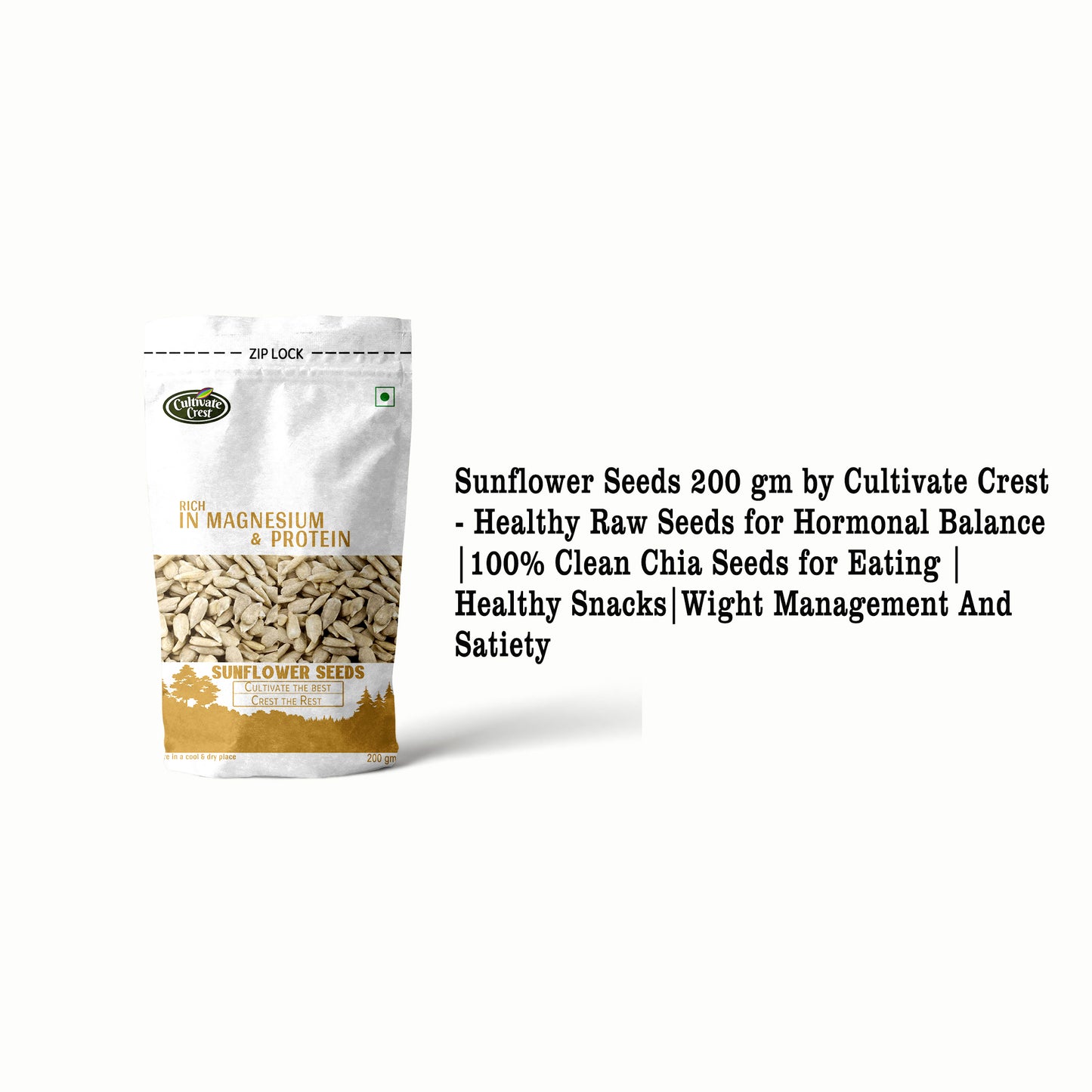 Raw Sunflower Seeds |200G/500G| Protein-Rich Snack for Immunity & Skin Health